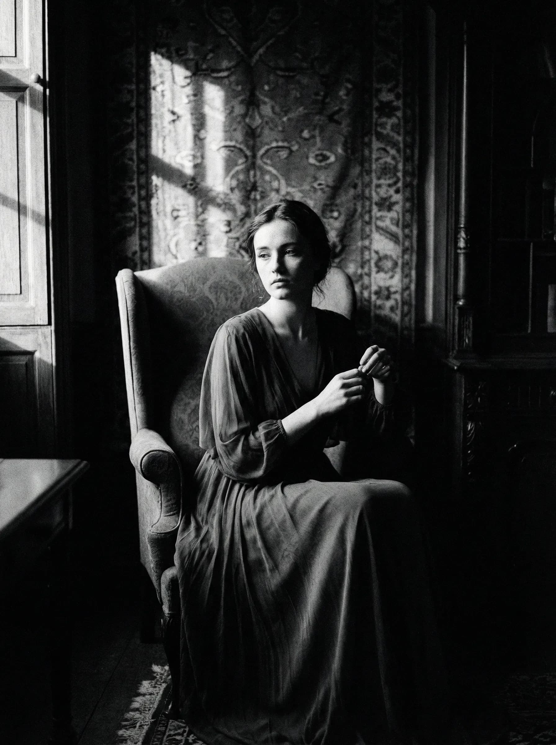 AI character in artistic style