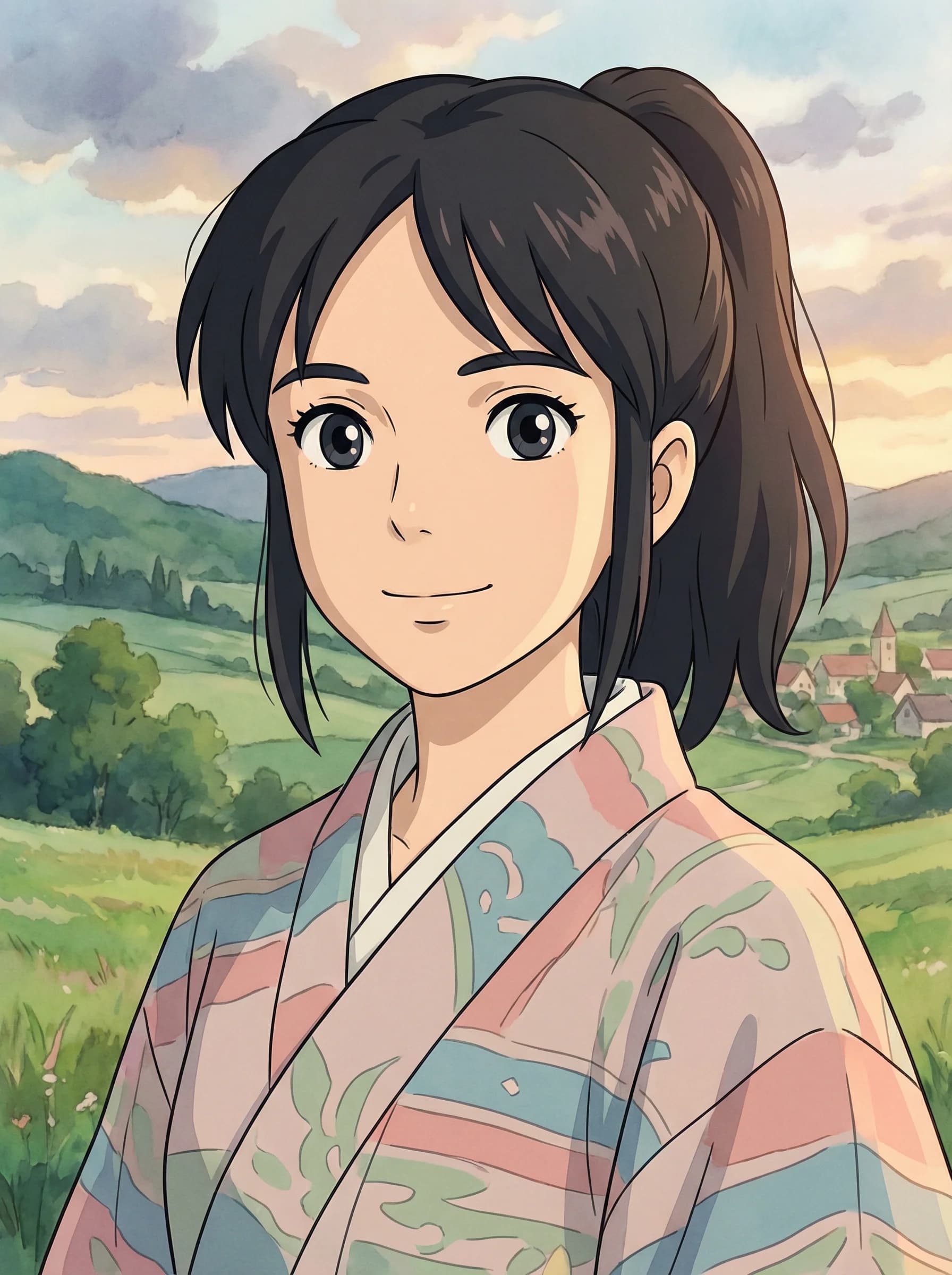 Anime portrait example