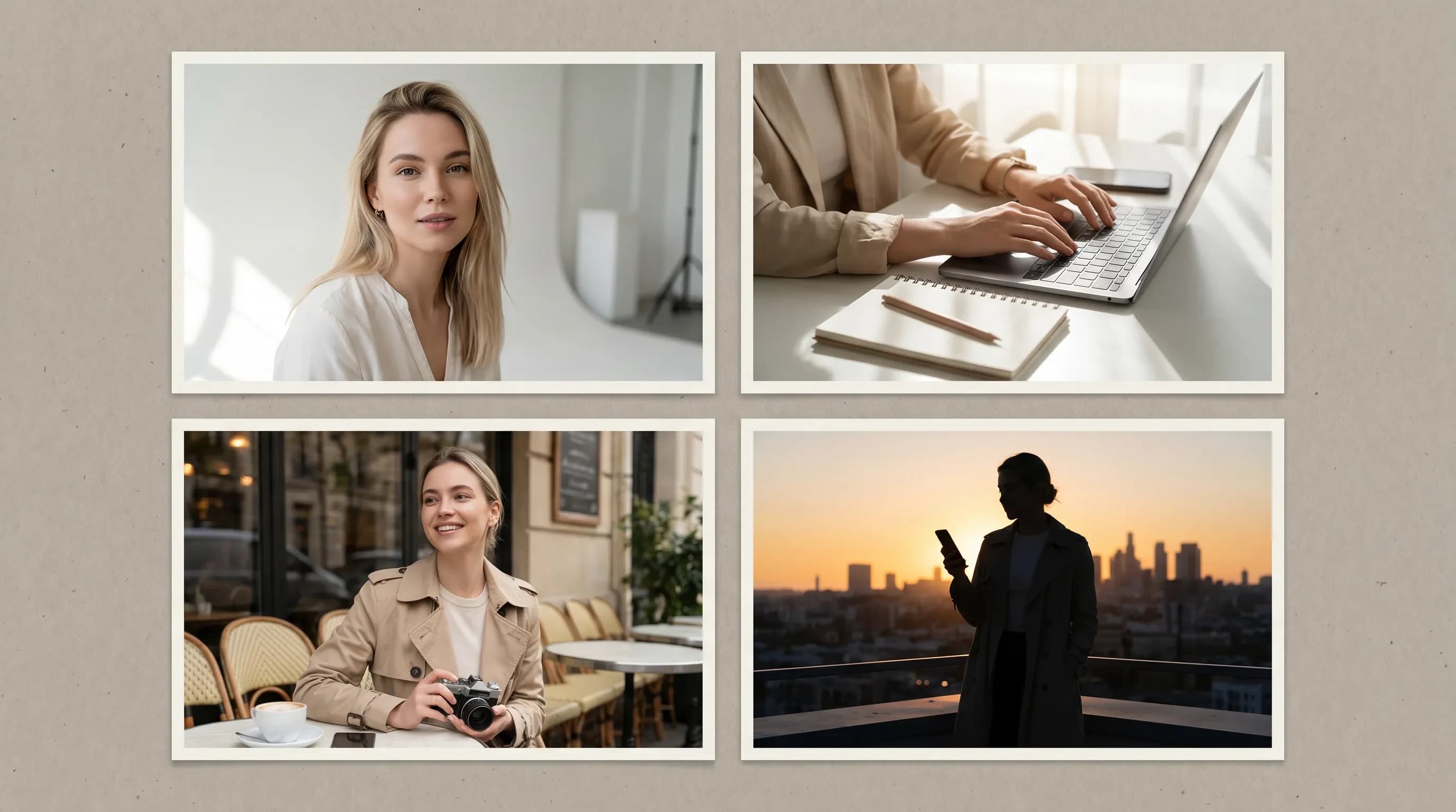 Create AI influencer example with a consistent virtual creator across social scenes